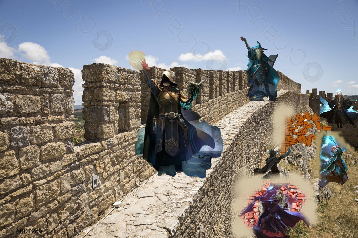 The Wizard's Brigade Breaks the Walls