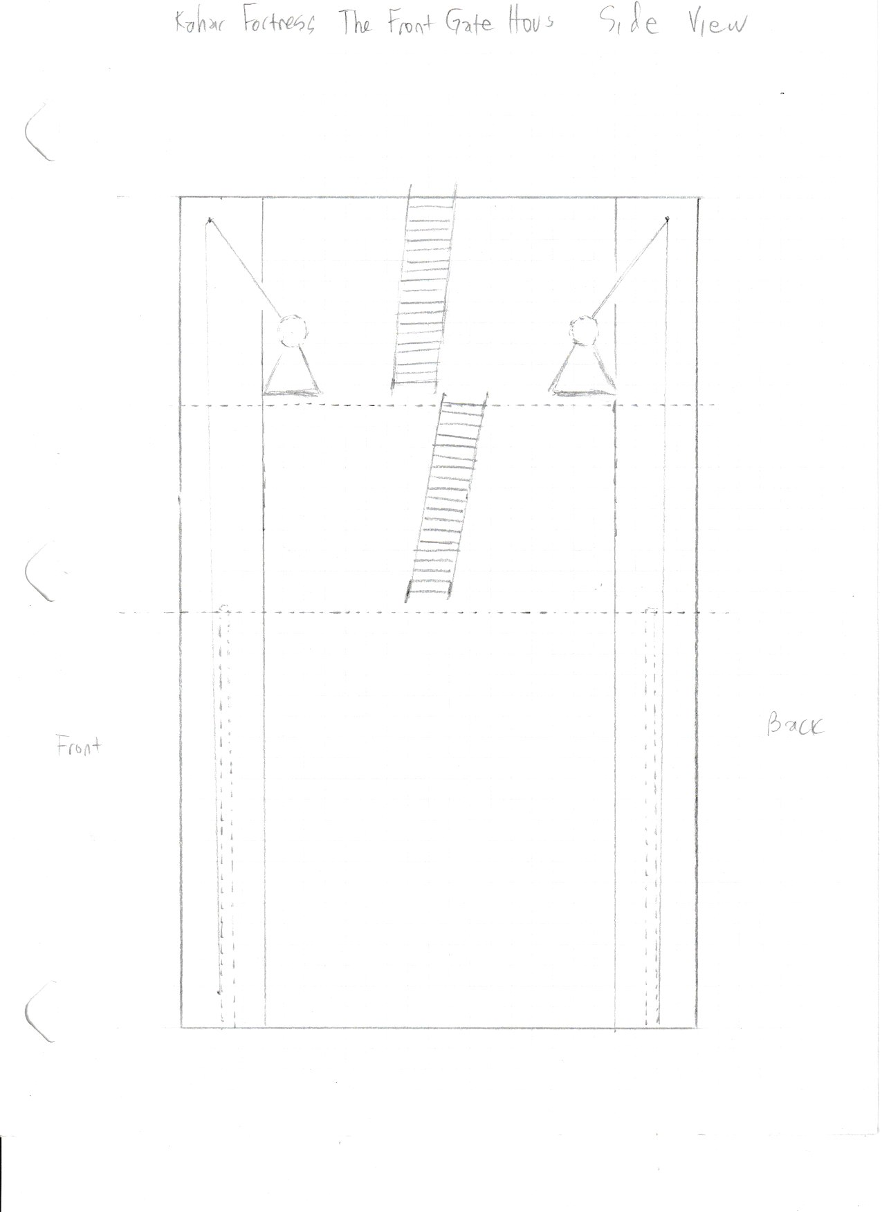Front Gate House side view